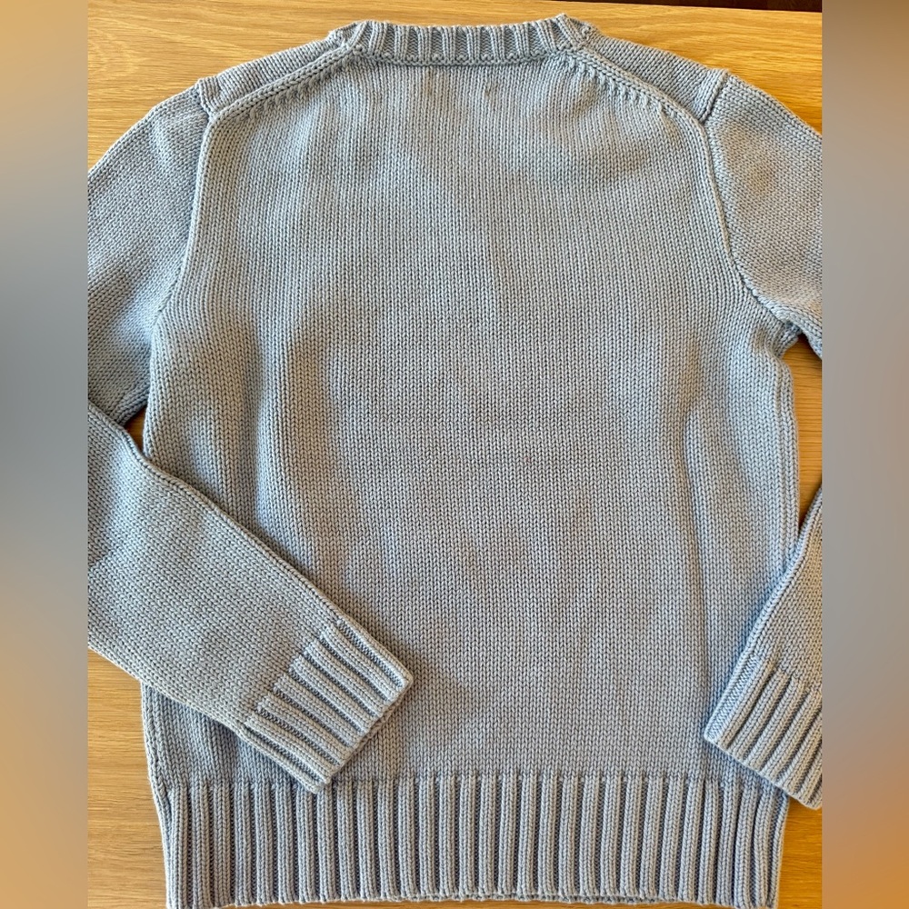NWT Polo by Ralph Lauren Women’s Blue Flag Sweater (medium) - Picture 4 of 8